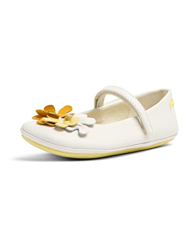 Camper Kids TWS Mary Jane plat pour bébé fille avec scratch ajustable