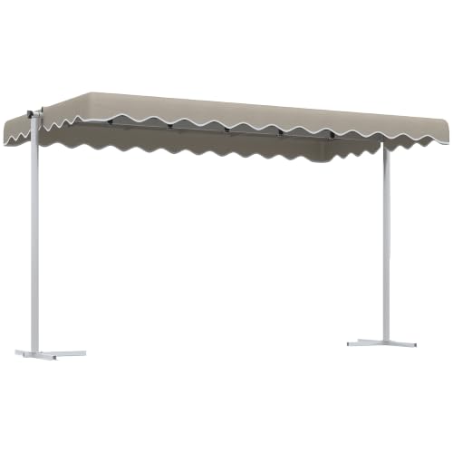 Outsunny Standmarkise 4,02 x 2,27 m Gartenmarkise mit...