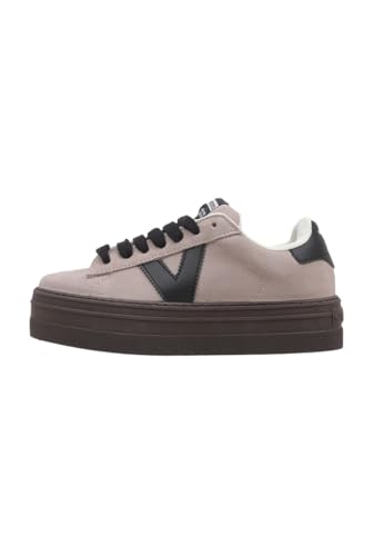 Victoria Barcelona Deportivo Serraje, Zapatillas Mujer, Beige, 42 EU