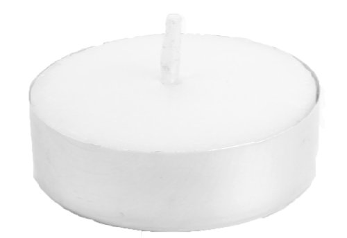 Tea Lights White Natural Unscented - 50 Count