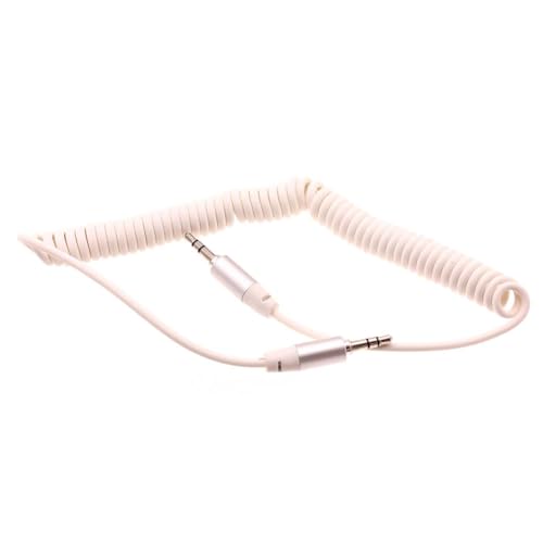 Cable Auxiliar 3.5mm para Auto con Cable Enrollado miniatura 1