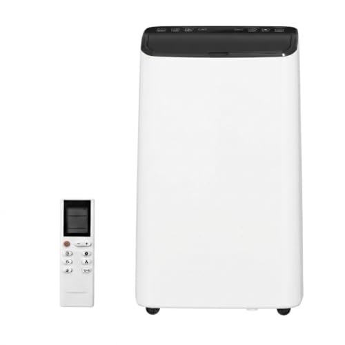 Image of PrecisionAuto 14000 BTU Portable Air Conditioner, 3-in-1 Cooling & Dehumidifier, Quiet Operation, Remote, 3 Speeds, 24H Timer, Floor Standing, Cools up to 750 Sq.Ft, Ideal for Bedroom - Dark Top Cover