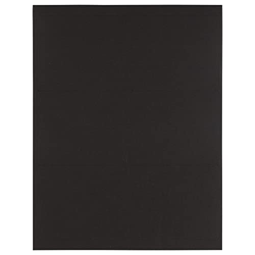 Jam Paper Shipping Address Labels - Large - 3 1/3 X 4 - Black - 120/Pack #TOP2
