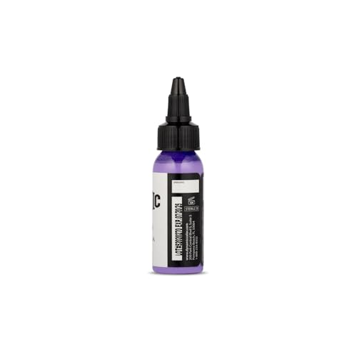 Image of Dynamic Color Lavender Tattoo Ink, Made in USA Since 1990, 1 oz | Sterilized and lot-numbered for full traceability; established American brand trusted by artists worldwide