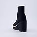 CUSHIONAIRE Women's Ringo platform heel boot +Memory Foam, Wide Widths Available, Black 8.5