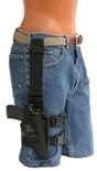 Nylon Tactical Leg Holster Fits Ruger 22/45 Mark III, Mark III, KP90,P90,P85,KP89,P89,KP95,P95 with 4 1/2" Barrel.