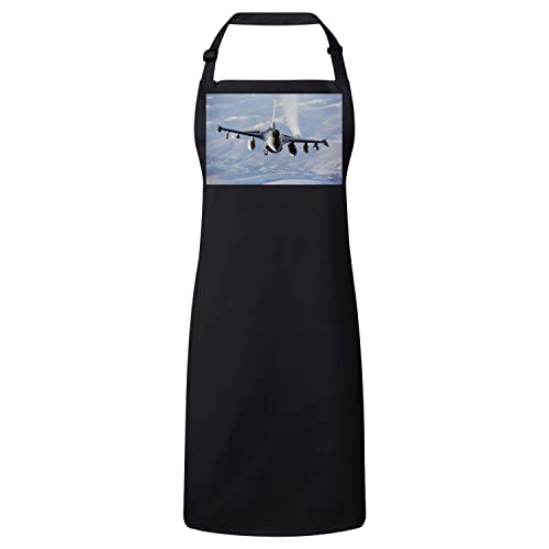 Tablier cuisine jet combat militaire US Army avec motif bombe et avion de chasse Fabulous