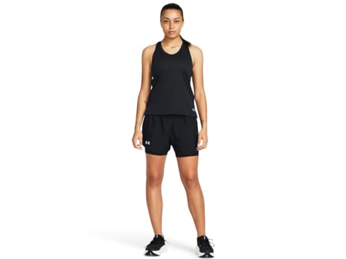 Under Armour Women's Fly By 2-in-1 Shorts, 001 Black, XXL - image 4