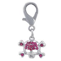 Dogit Style Charm, Skull-Pink