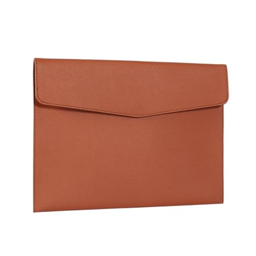 ���U�[���ރo�b�O A4�������ރz���_�[ PVC���U�[���ރI�[�K�i�C�U�[ �t�@�C���o�b�O(Brown)