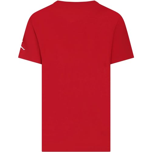 Jordan Practice Flight Short Sleeve T-Shirt Boys Size Large and X-Large Color Gym Red, White, and Black (as1, Alpha, x_l, Regular)2