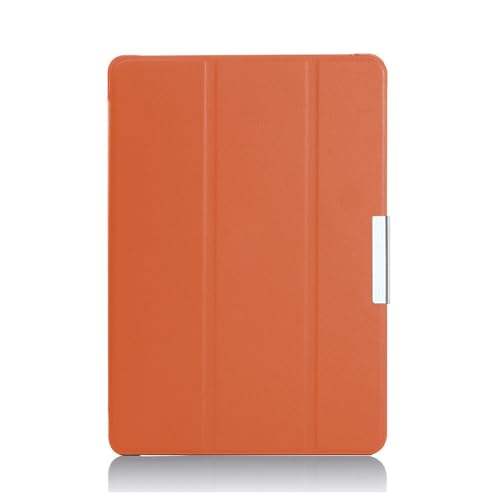 QWDLJE Funda para Samsung Galaxy Tab S2 de 8 pulgadas (SM T710/T715/T713/T719), funda delgada y ligera con función de apagado y encendido automático (naranja)