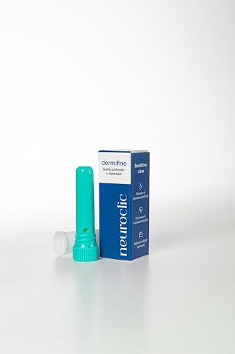Neuroclic - Dormifine, Inhalador Terapéutico Para Dormir Mejor, Fórmula Natural para Sueño Profundo y Reparador, con Lavanda y Naranja, 7-9 Horas de Descanso, 100% Natural con Aceites Esenciales.