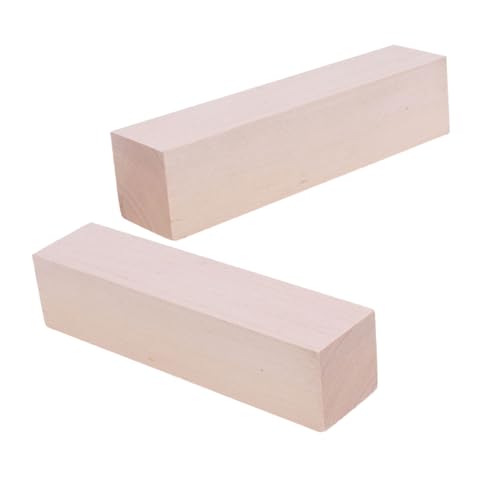 Homoyoyo Rectangular Basswood Carving Blocks Soft Easy to Carve for Boys and Girls Adults DIY Wood Carving Set