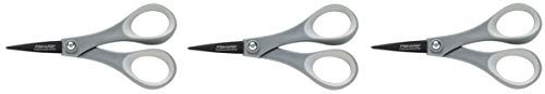 Fiskars 154110-1001 Non-Stick Titanium Softgrip Detail Scissors, 5 Inch (Thr?? ?ack)