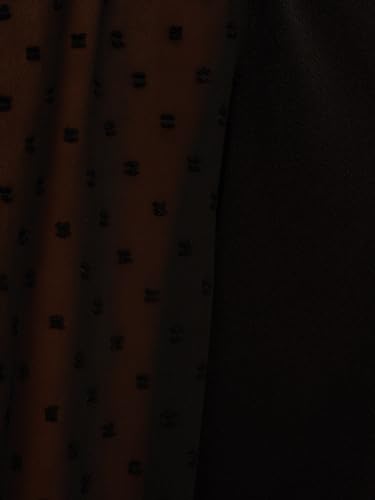 Adrianna Papell Women's Crew Neck Clip Dot 3/4 Sleeve Mc Dress3