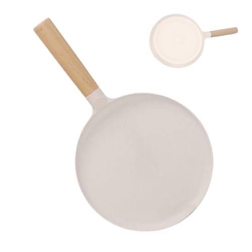 SVCEQZE Sartén para freír, freír sartenes - Sartén antiadherente de 9,5 pulgadas - 9,5 pulgadas de horno de seguridad ligera y peso ligero funciones de cocina y fritura para cocina eléctrica camping y