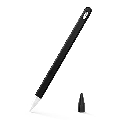 Ya en manzanajugosa.com: Moko - Carcasa para iPad iPencil de 2ª generación, Funda Protectora para lápiz Capacitivo de Silicona, Tapa con Punta de Repuesto y Clip Integrado, Color Negro