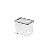 Kunststoff transparent Lebensmittel verschlossenen Dosen Küche Getreide Aufbewahrungsbox Lagertank Nordic Trockenfrüchte Keks Vorratsglas, 530ML