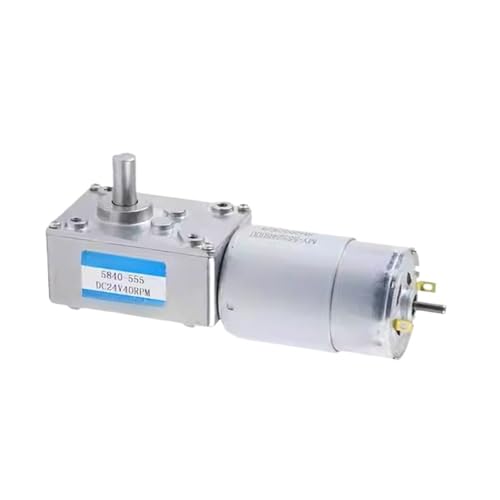 Moteur à engrenages CC vis sans fin 12V 24V couple élevé 470rpm