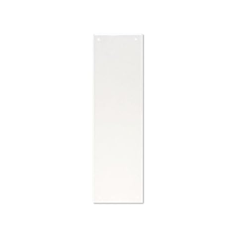FOCUS DISPLAYS DOOR FINGER PLATE WITH SCREWS - 11 COLOURS (clear) Cover