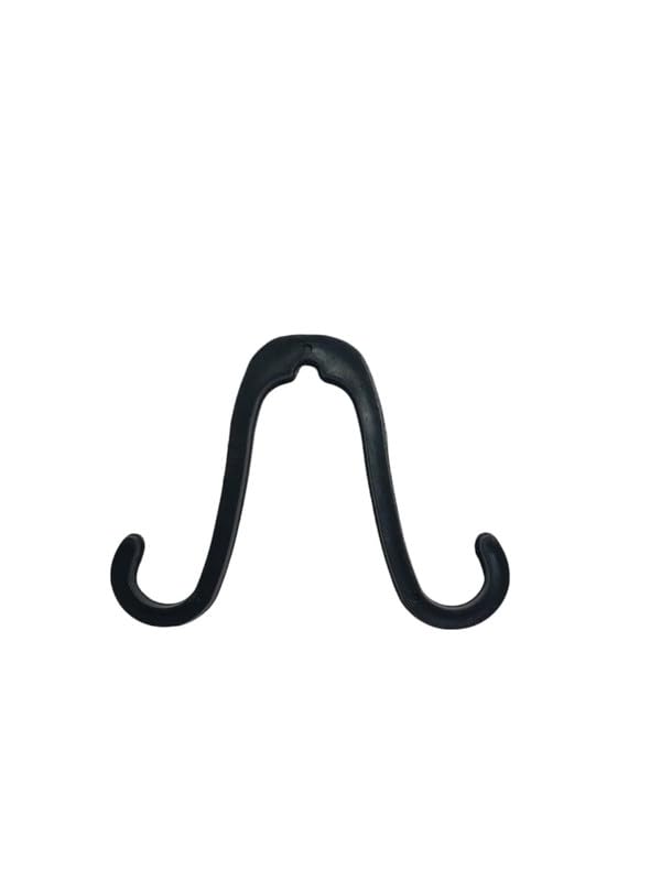 AJ Lite A - Shape Model Shoe & Slipper Hanging Hook | Multipurpose Plastic Footwear Display Hanger for Shops & Home | Lightweight & Reusable Hook (Black) - Pack of 25-image-31