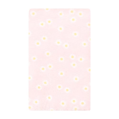 Image of Hudson Baby Unisex Baby Cotton Poly Flannel Burp Cloths, Peace Love Flowers 10 Pack, One Size