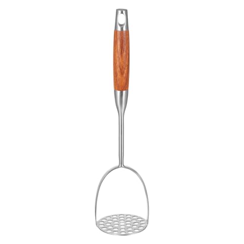 Healeved 1Pc Potato Masher Stainless Steel Potato Smasher, Vegetable Smasher Kitchen Gadget for Bean, Vegetable, Fruits, Avocado, Meat