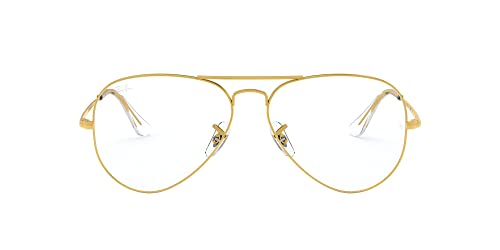 Image of Ray-Ban Unisex Rx6489 Aviator Aviator Prescription Eyeglass Frames