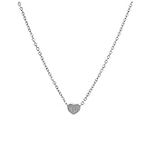 Collar Cadena para Mujer 26 Cuello Mujer Letras De Amor Letra Clavícula Corazón M