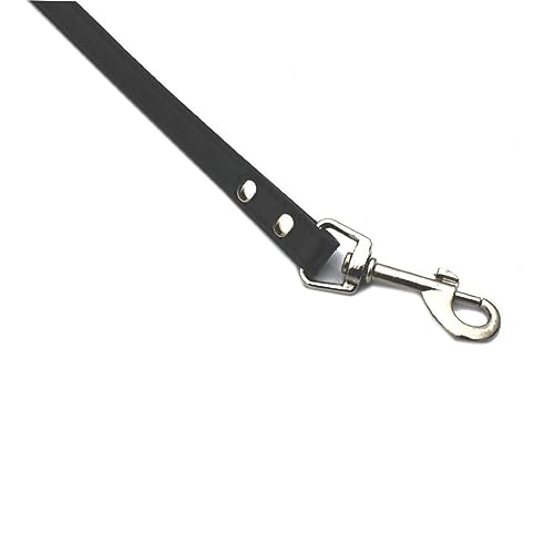 Toddmomy Elegant Black Pet Dog Cat Leash 130cm Pu Leash Comfortable Sturdy for Pets