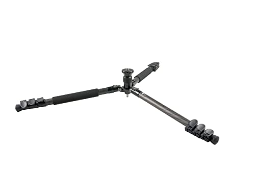 image for SIRUI ET-1204 4-Section Carbon Fiber Travel Tripod with VA-5X Fluid Vi