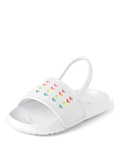 The Children's Place girls Baby Girls and Toddler Everyday Slide Sandals With Backstrap2