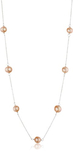 Bella Pearl Tin Cup Necklace