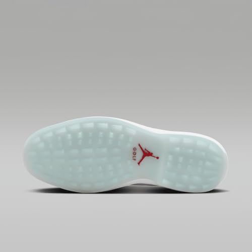 Image of Jordan ADG 5 Golf Shoes (Wide) (FQ7874-100, White /Emerald Rise /Grape Ice)