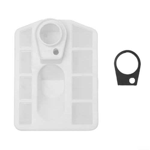 Filtre à air pour tondeuse à gazon avec joint en caoutchouc, remplacement en plastique compatible avec les tronçonneuses 5200, 4500, 5800 modèles 45Cc, 52Cc, 58Cc pour l'entretien du jardin et de la – vue 7