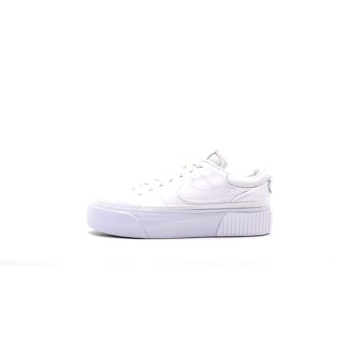 Nike Women's Court Legacy Lift Shoes, White/White-White, 9.5