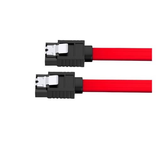 Data Cable Connection Conversion Cable SATA3 Solid State Drive Mechanical Hard Drive Optical Drive Serial Port Cable 6Gb/s Extension Cable(Red 40CM)