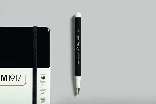 Image of LEUCHTTURM1917 Gel Pen Drehgriffel No.1 Black | Document Proof Black Ink, Twist Mechanism, Drehgriffel No. 1, 0.5mm Tip, Smooth Writing, Gift