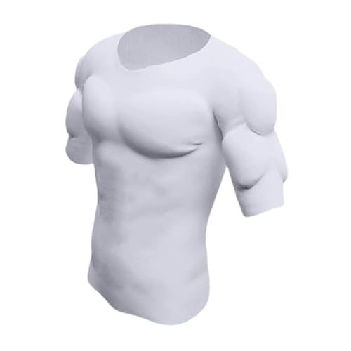 Image of Enakshi Fake Muscle T Shirt Men Costume Fake Shoulders for Dress up New Year Cosplay L|Clothing Shoes & Accessories | Costumes Reenactment Theater | Costumes | Men