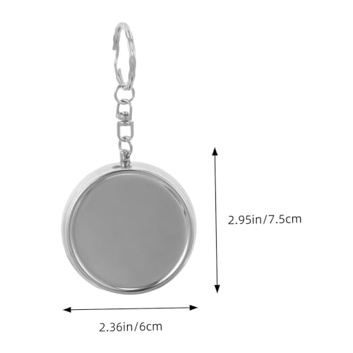 Anneome Mini Cinzeiro Chaveiro Cinzeiro Ao Ar Livre Mini Suporte De Cinzas Recipiente De Cinzas Cinz
