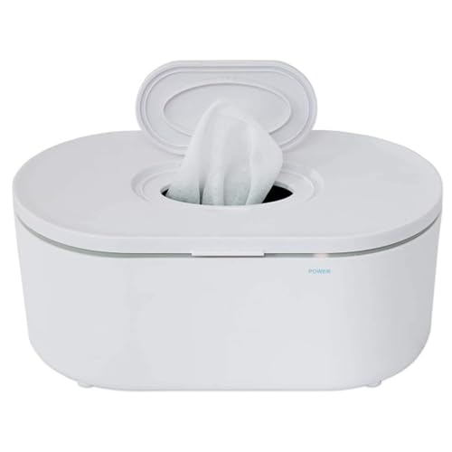 Image of Wipe Warmer - Large Capacity Wipe Warmer and Baby Wet Wipes Dispenser with Even Warming and Built-In Nightlight - Newborn Essentials by EVLA’s (White)