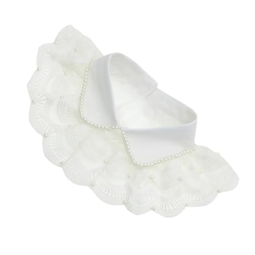 Holibanna Water Soluble Pearl Shawl Fake Collar Women Lace Collar Versatile Fashion Perfect Party Wedding Accessory