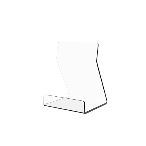 Ucuse Supporto per libri in acrilico trasparente, supporto per libri, espositore per album, riviste, cartoline, immagini, piatti, opere d'arte, telefono, tablet