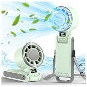Upgraded Portable Handheld Fan with 60°F Ice Cooling, Up tp 12Hrs...