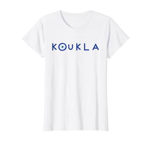 Greek Koukla Evil Eye Greek Pride Greek Woman Girl Greece T-Shirt