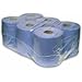 Price comparison product image 24 (4 X 6 Pack) ROLL Blue Paper Wipe Centre Feed Towel 2 PLY 150M 2 PLY Embossed - Gives Better Absorbency