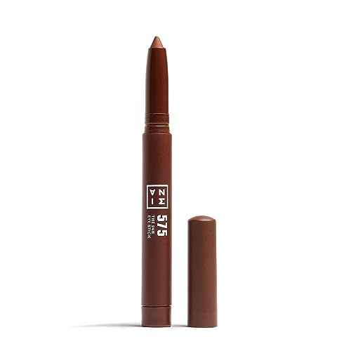 3INA MAKEUP - The 24H Eye Stick 575 - Marrone - Ombretto Occhi Stick 24H - Ombretto Occhi stick Lunga Tenuta con Matte Shimmer & Mettalic Finish - Vegan - Cruelty Free