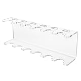 SHINEOFI Support pour Pipettes de Laboratoire Mural 6 Emplacements en Acrylique Transparen...
