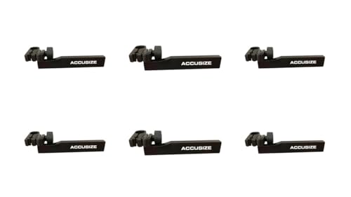 Accusize Industrial Tools Height Gauge Adaptor with Clamps, 0002-0881, 6 Units